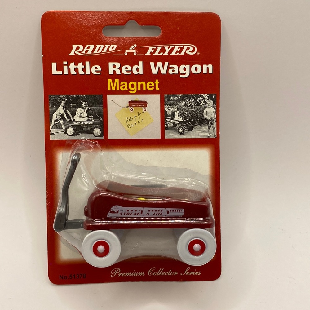 Radio Flyer, Little Red Wagon Magnet.  Premium Collector Series, Sealed, # 51378